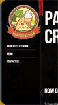 Mobile Screenshot of parkpizzacream.com